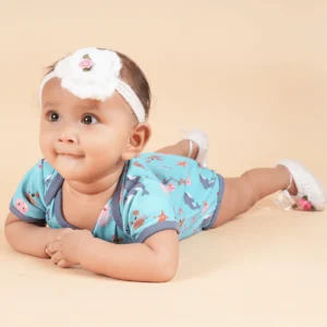 Teddytot Sea Life Print Organic Cotton Onesie