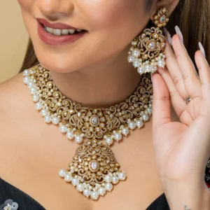 Zevar Club Semi Bridal Timeless Ivory Victorian Set